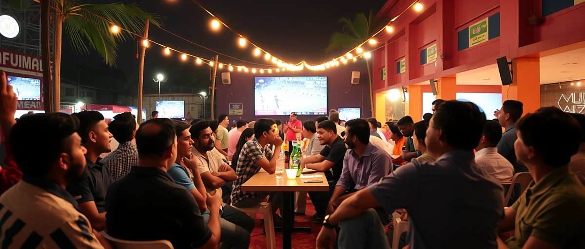 Balle Baazi IPL Meetup Balle Baazi community meetup in Mumbai with fans watching IPL match together